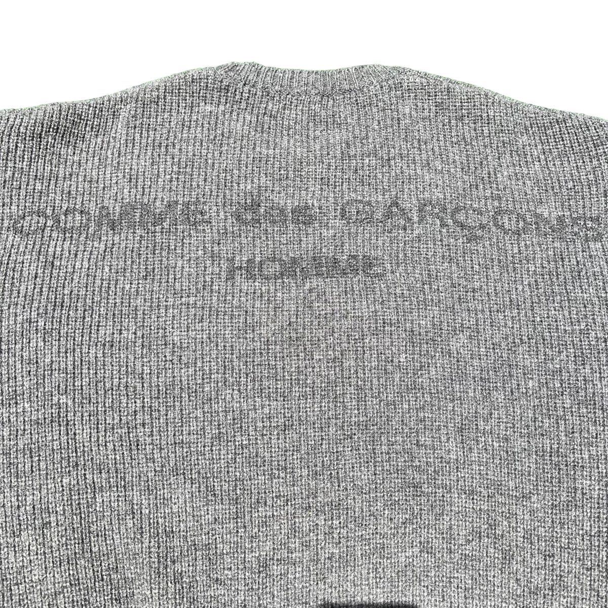 comme des garcons homme 1980年　80s デカオム ロゴ ニット コムデギャルソン オム　kanye west カニエ ウエスト_画像4