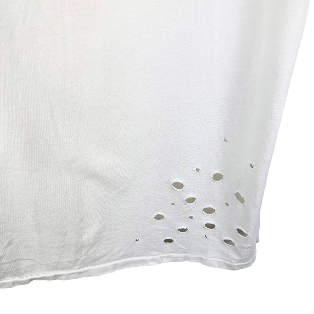 Ron Herman (ロンハーマン) Nosleeve Damaged T Shirt (white)_画像5
