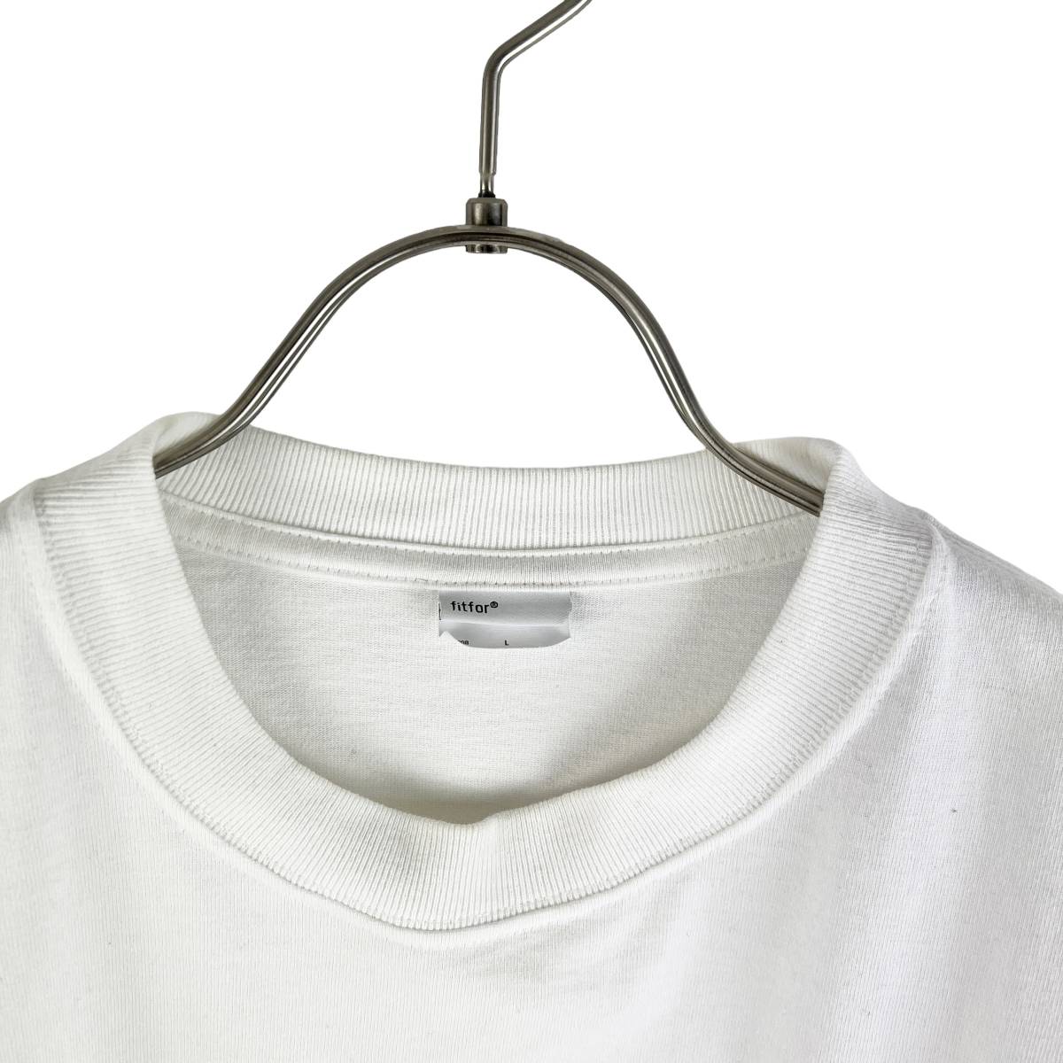 Fit For(フットフォー) Long Sleeve T Shirt (white)_画像3