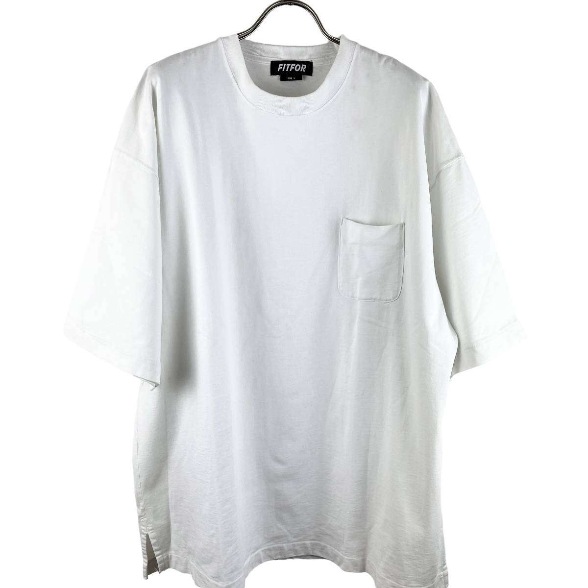 Fit For(フットフォー) Oversized Pocket T Shirt (white)-