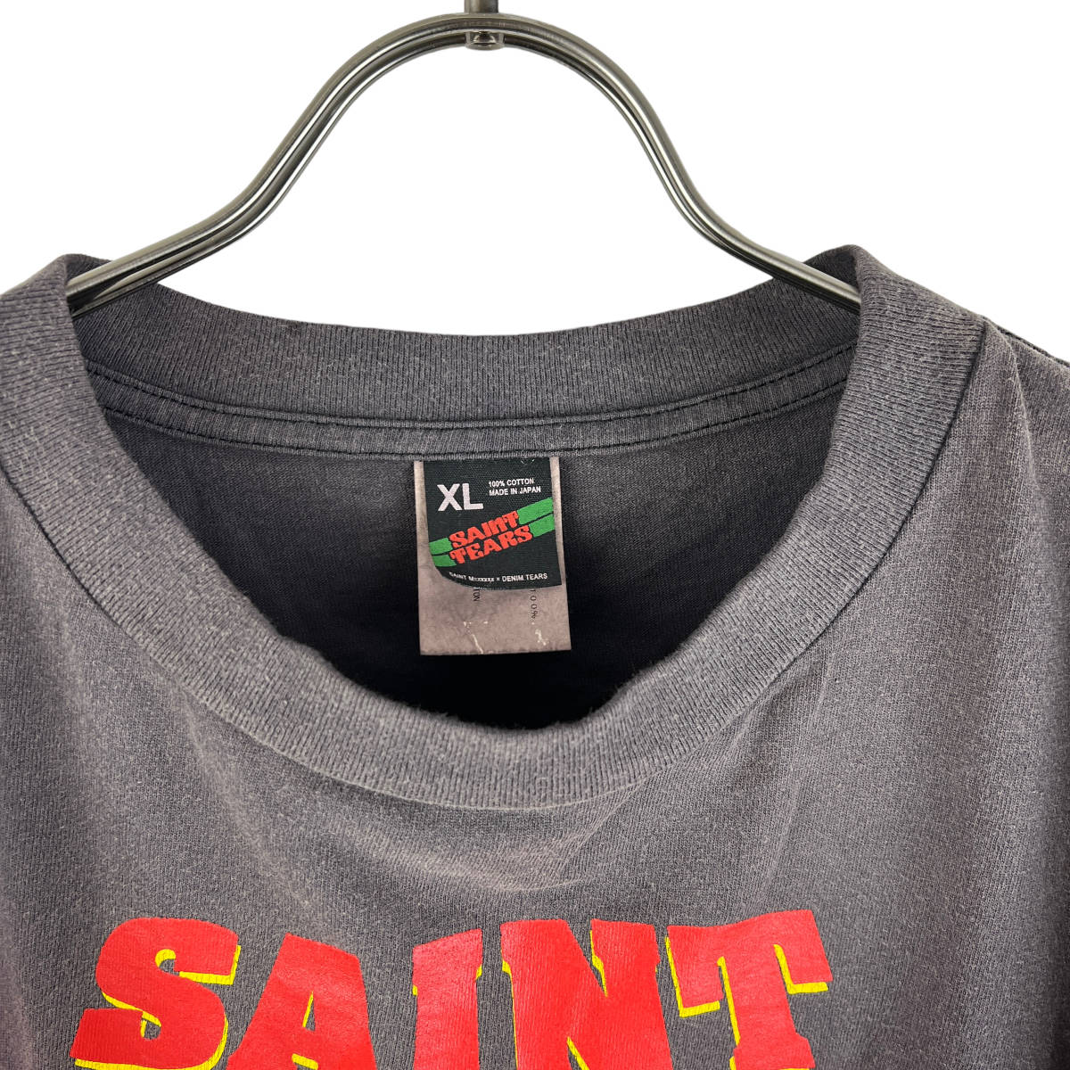 Saint Michael(セントマイケル) x Denim Tears(デニムティアーズ) Vintage Work Tribe Print T Shirt (brown)_画像2