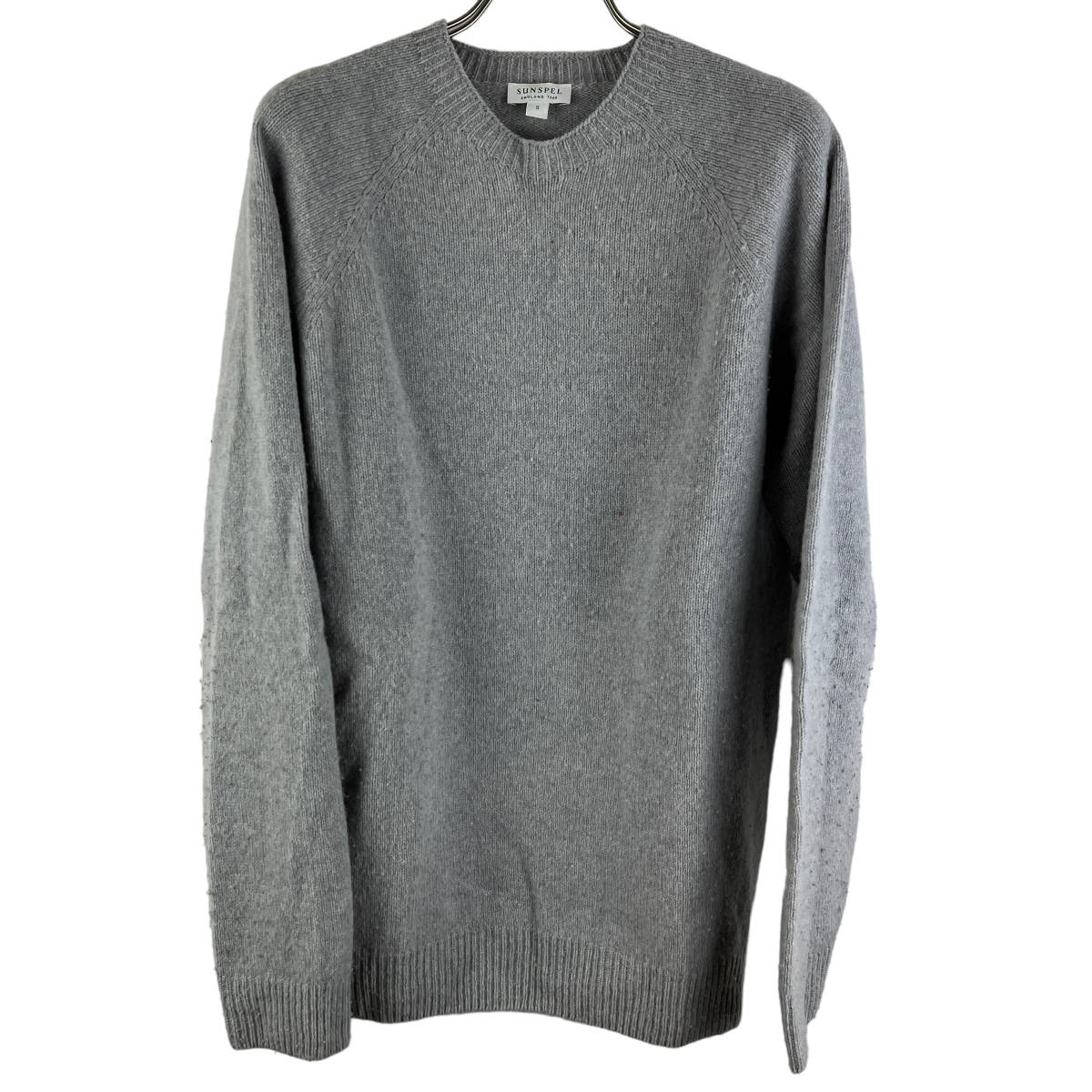 【メーカー再生品】 SUNSPEL(サンスペル) Crew Neck Jumper Sweat Knit (grey) Mサイズ 【メーカー再生品】 SUNSPEL(サンスペル) Crew Neck Jumper Sweat Knit (grey) Mサイズ