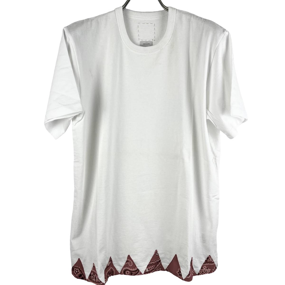VISVIM(ビズビム) Bandanna Design T Shirt (white)
