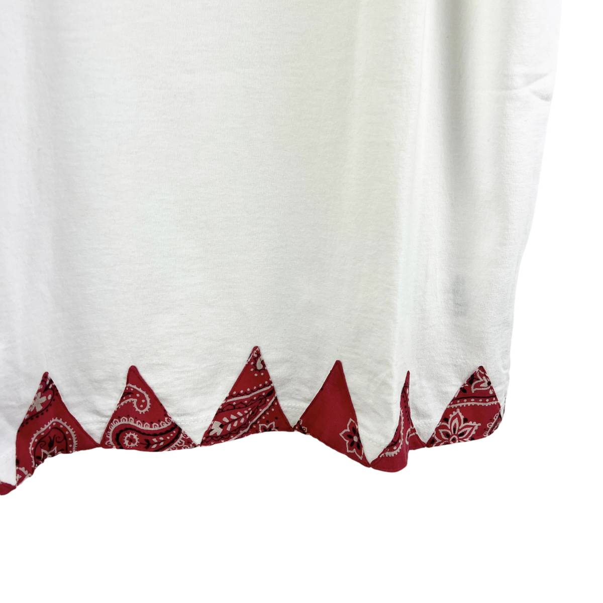VISVIM(ビズビム) Bandanna Design T Shirt (white) | alfasaac.com