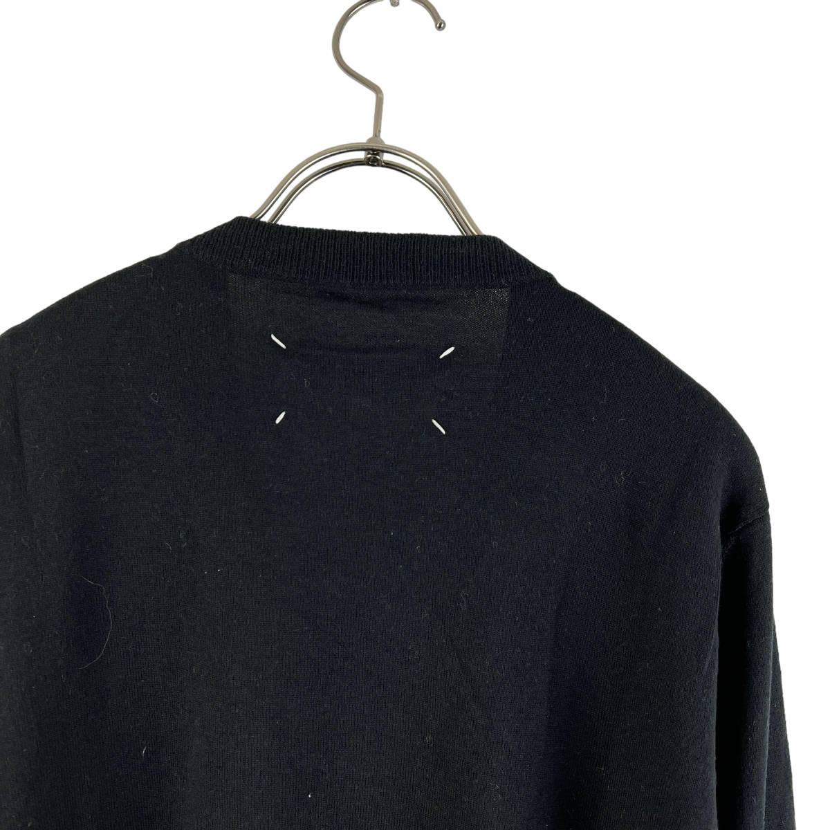 通販激安】 Maison Margiela (メゾン マルジェラ) Wool Knit Cardigan (black) セーター 