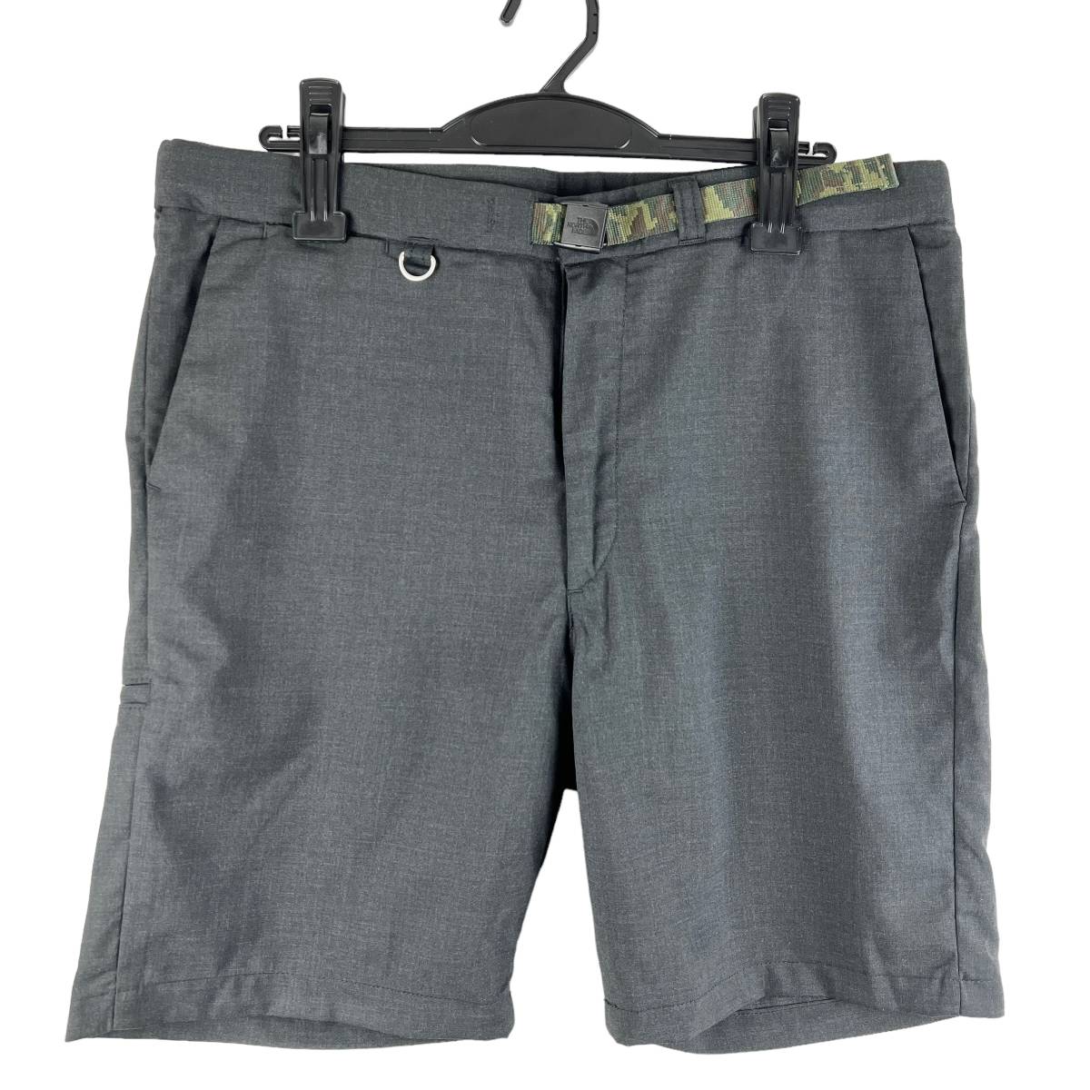 THE NORTH FACE(ザ ノースフェイス) Camo Belt Short Pants (grey)_画像1