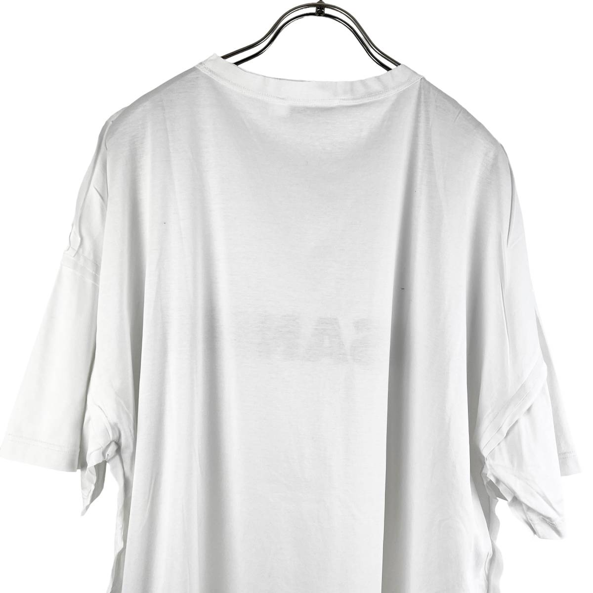 JIL SANDER(ジルサンダー) Oversized Drop Shoulder Material Switch T Shirt (white)
