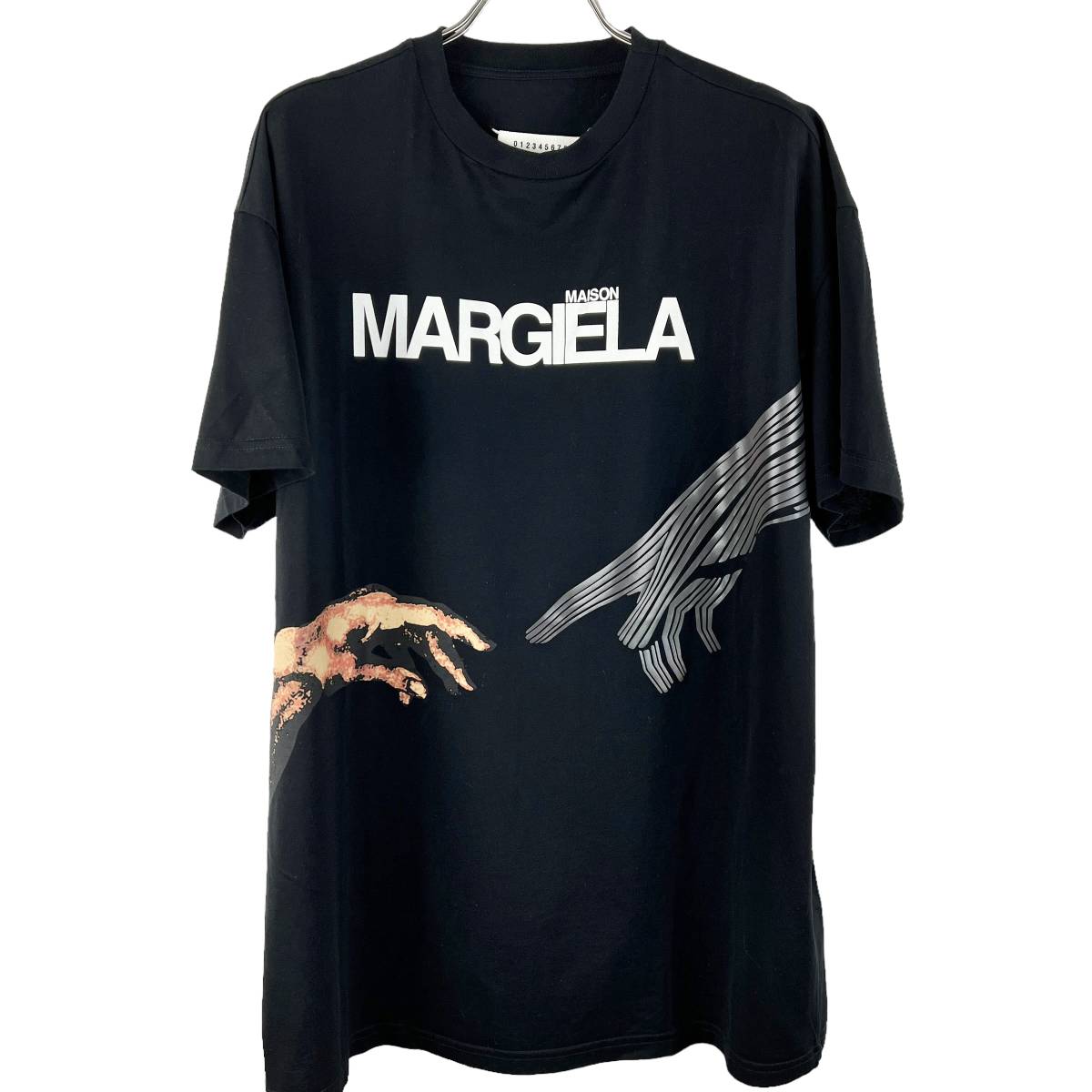 Maison Margiela (メゾン マルジェラ) Finger Touch Pattern T Shirt (black)_画像1