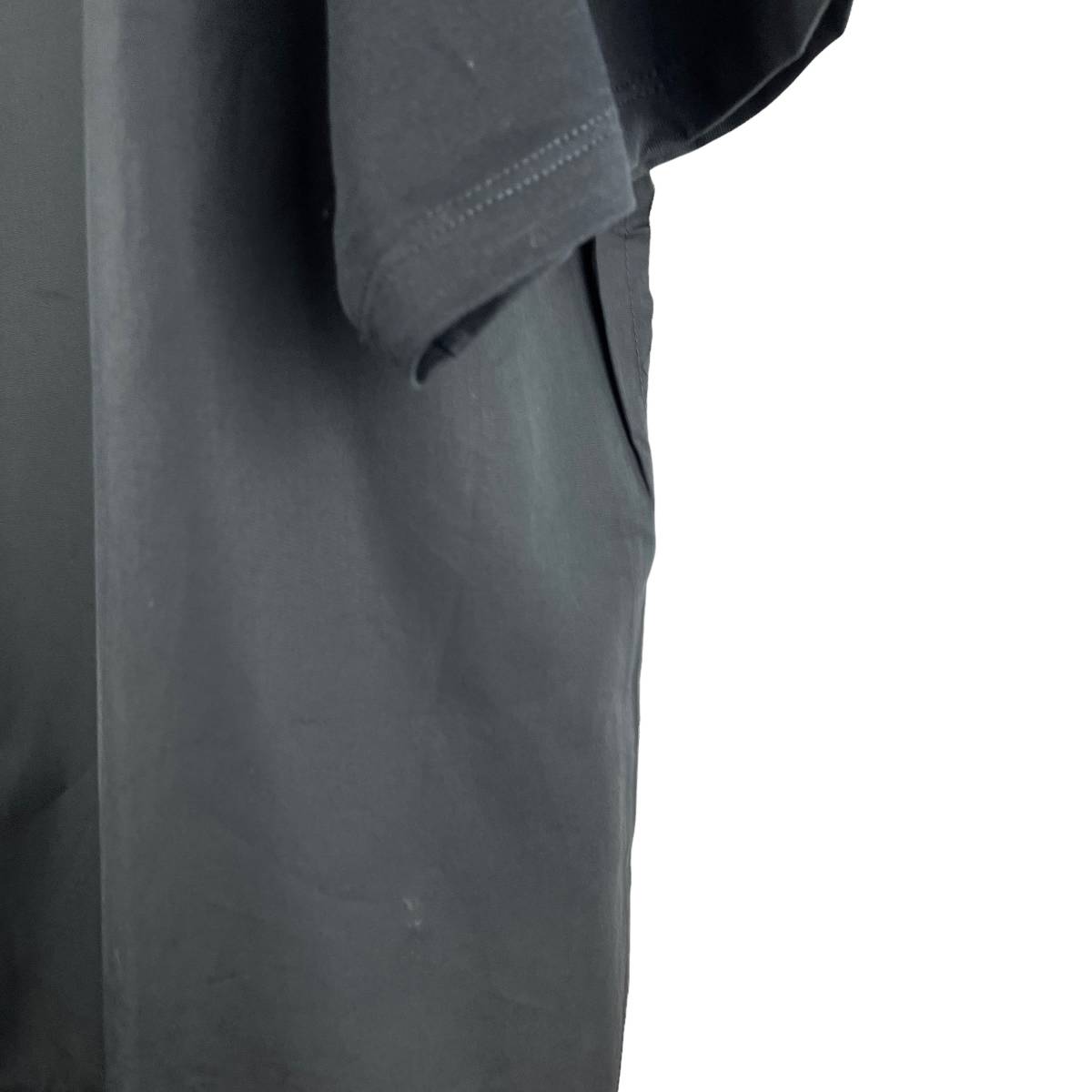 OAMC(オーエーエムシー) Oversized Stitching Sleeve Layer T Shirt (black)_画像4