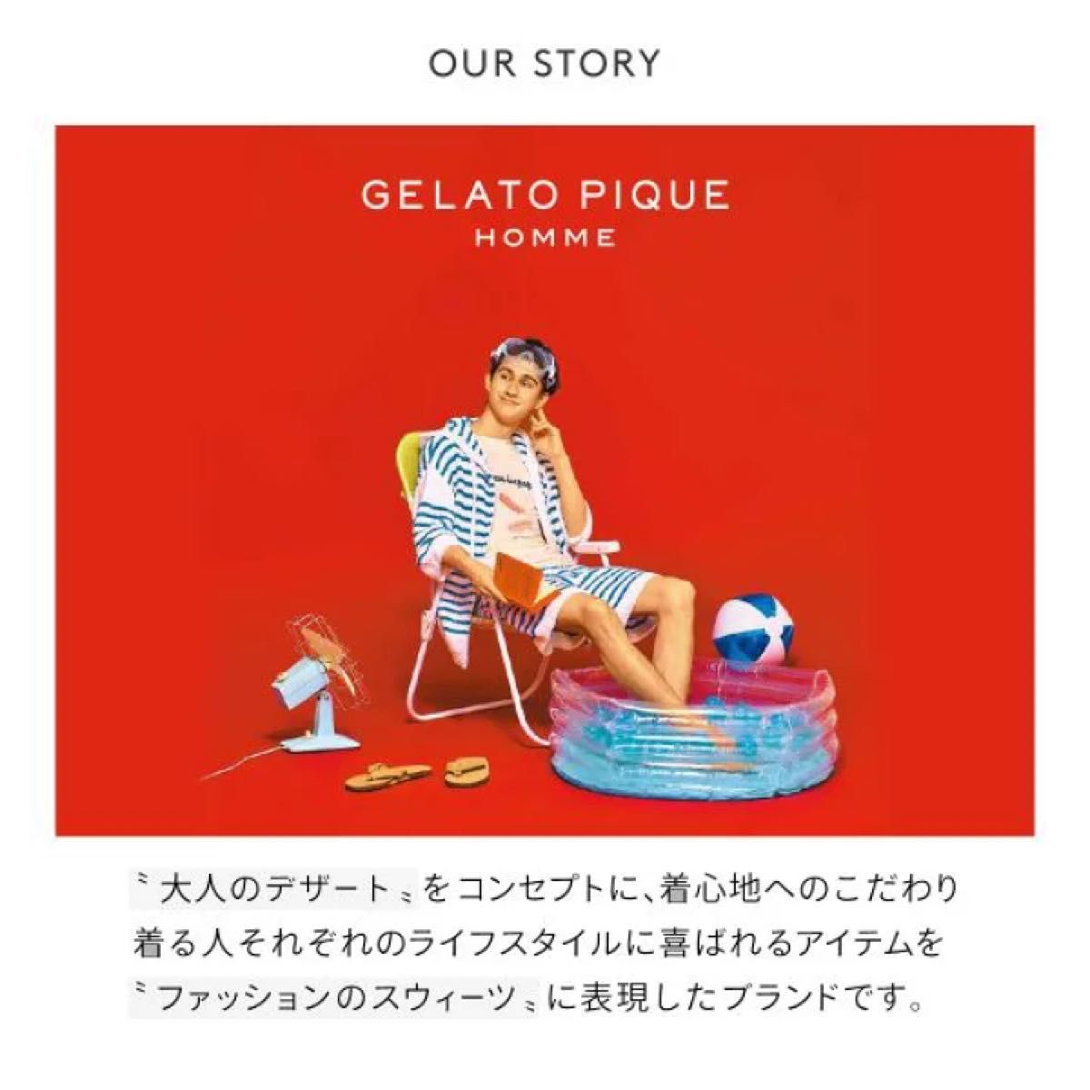 gelato pique HOMME パジャマ 上下セット 半袖パジャマ ルームウェア 部屋着 パジャマ ジェラピケ ワッフル