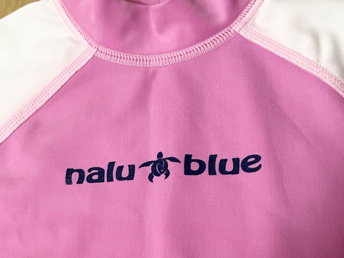 nalu blue ラッシュガード 110サイズ 水着 スイムウェアー 海プール 長袖 スイムウエア