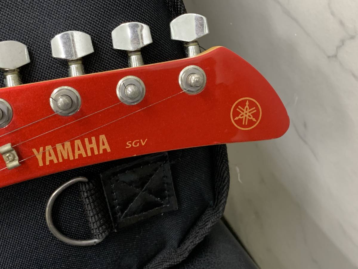 YAMAHA ヤマハ SGV300 エレキギター レッド ソフトケース付 ジャンク品