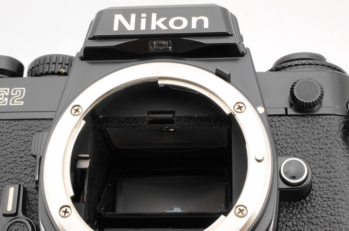 ☆超美品!! 動作確認済み☆ Nikon ニコン FE2 ブラック ボディ ロゴ