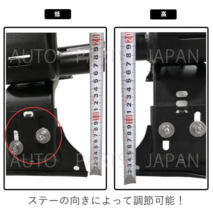 ジープ チェロキー ルーフラック 2.2mx1.25m L ルーフキャリア スチール製 黒 ルーフボックス ルーフバスケット カーゴキャリア 送料無料_画像6