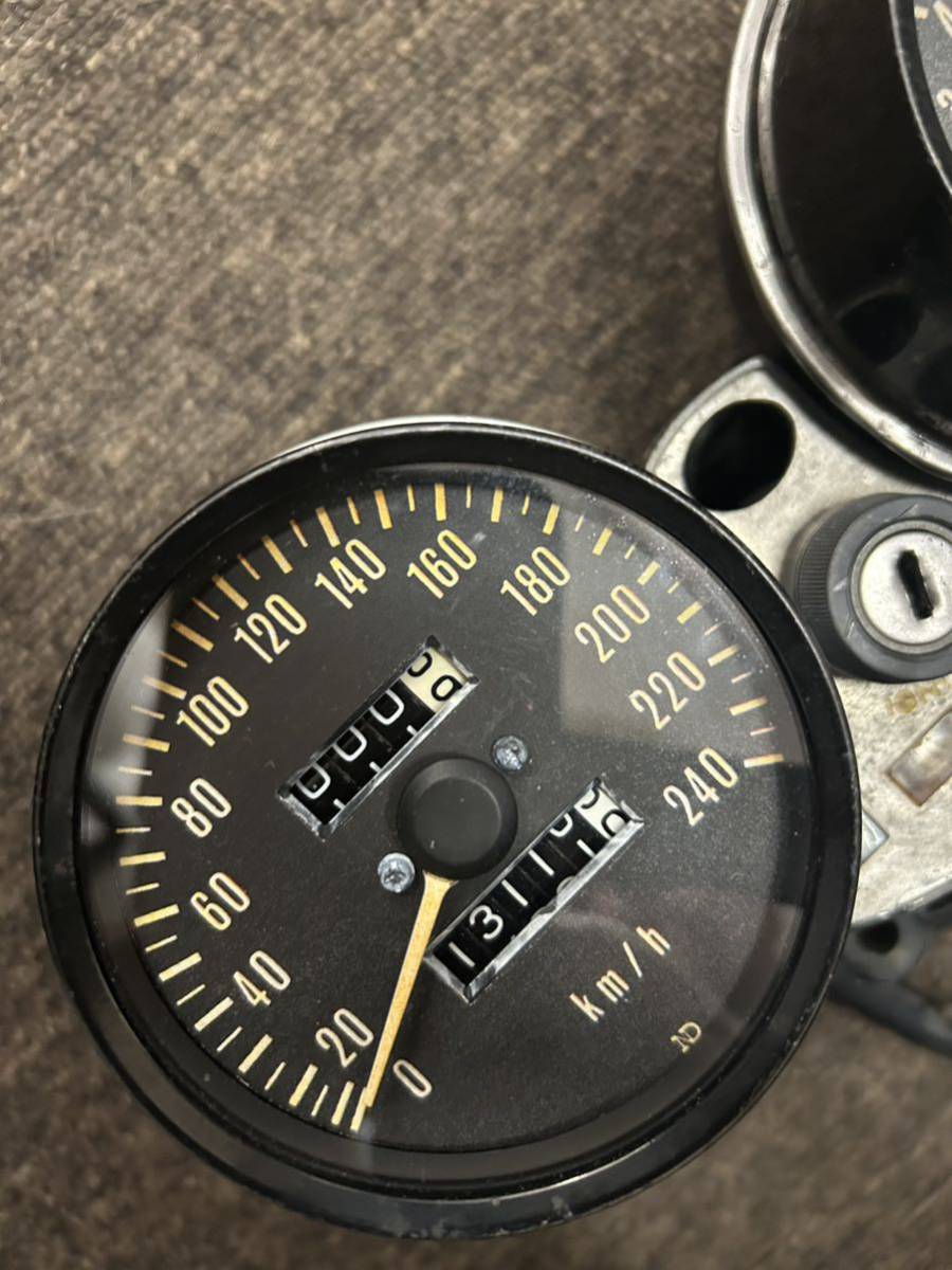 Z1 スピードメーター タコメーター セット 240km検 z2 Kz Fx Ss Kh