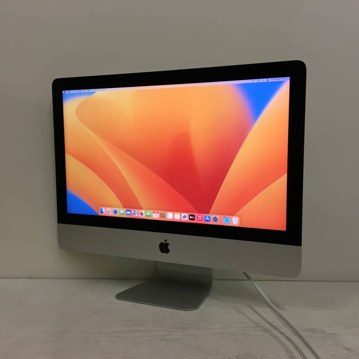 ☆【良品 21.5インチ】Apple iMac (Retina 4K, 21.5-inch, 2019) A2116 Core i5(8500)/ 3GHz RAM:8GB/SSD:1TB Ventura 動作品