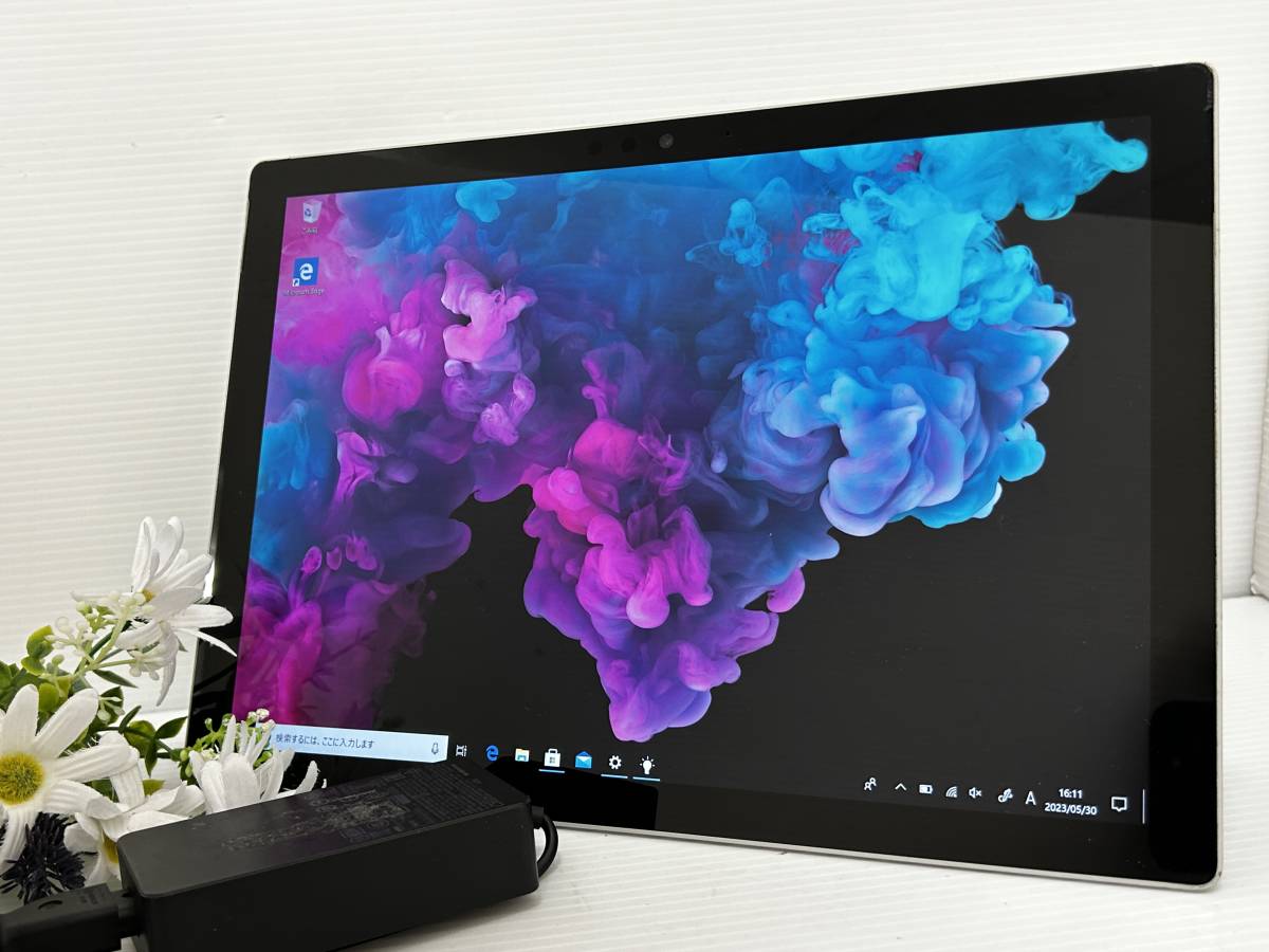 [ хорошая вещь 12.3 дюймовый ]Microsoft Surface Pro 6 model:1796[Core i5(8350U) 1.6Ghz/RAM:8GB/SSD:128GB]Wi-Fi Win10 рабочий товар 