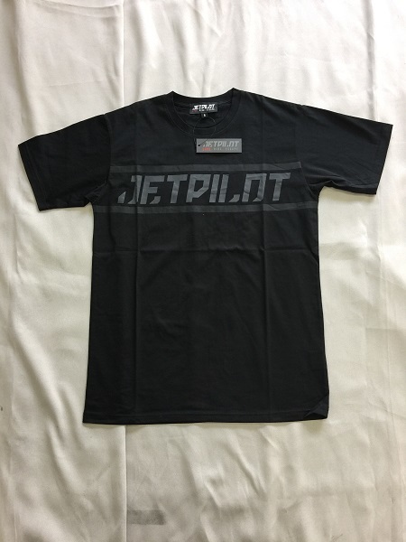 ラスト【 JET PILOT 】レディース Tシャツ TAPED UP LADIES TEE 黒 8/Ｓサイズ　新品　(620)_画像1