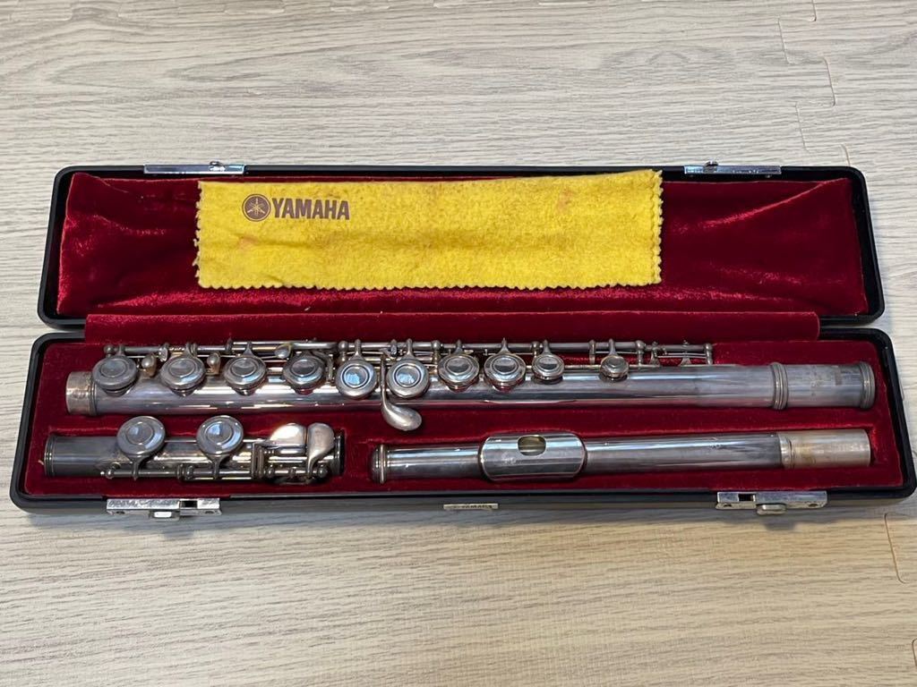 ヤマハフルート YFL411 silver YAMAHA シルバー ハードケース 付き
