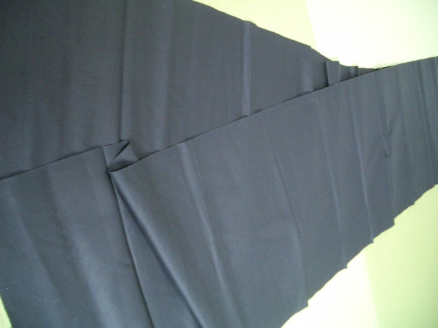  старый ткань мытье обивка дерево хлопок подкладка лоскут чёрный . близкий темно синий ② 300. античный прошлое кимоно переделка старый . туловище обратная сторона 