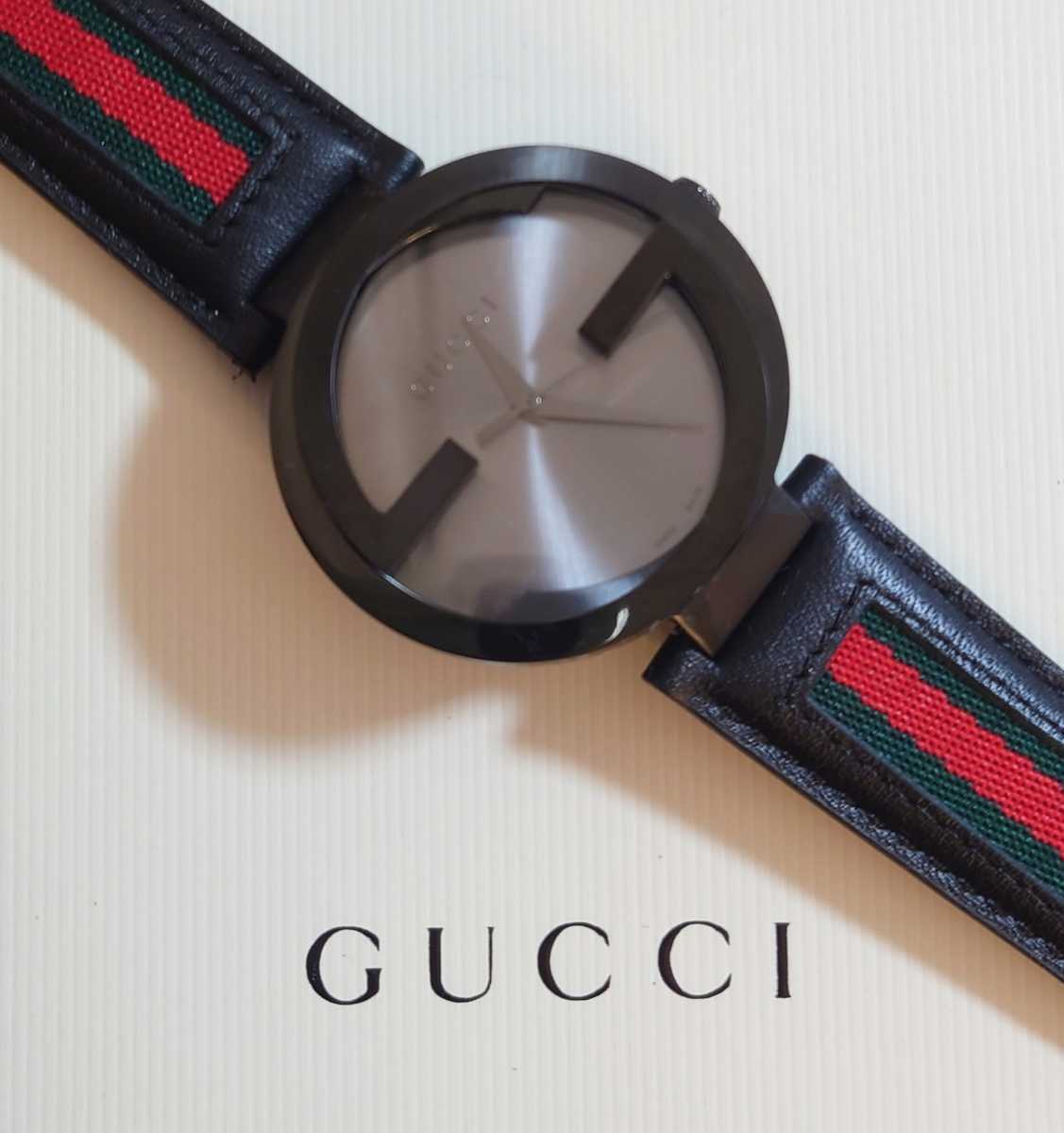 新品未使用 グッチ GUCCI メンズ インターロッキング 腕時計 YA133206