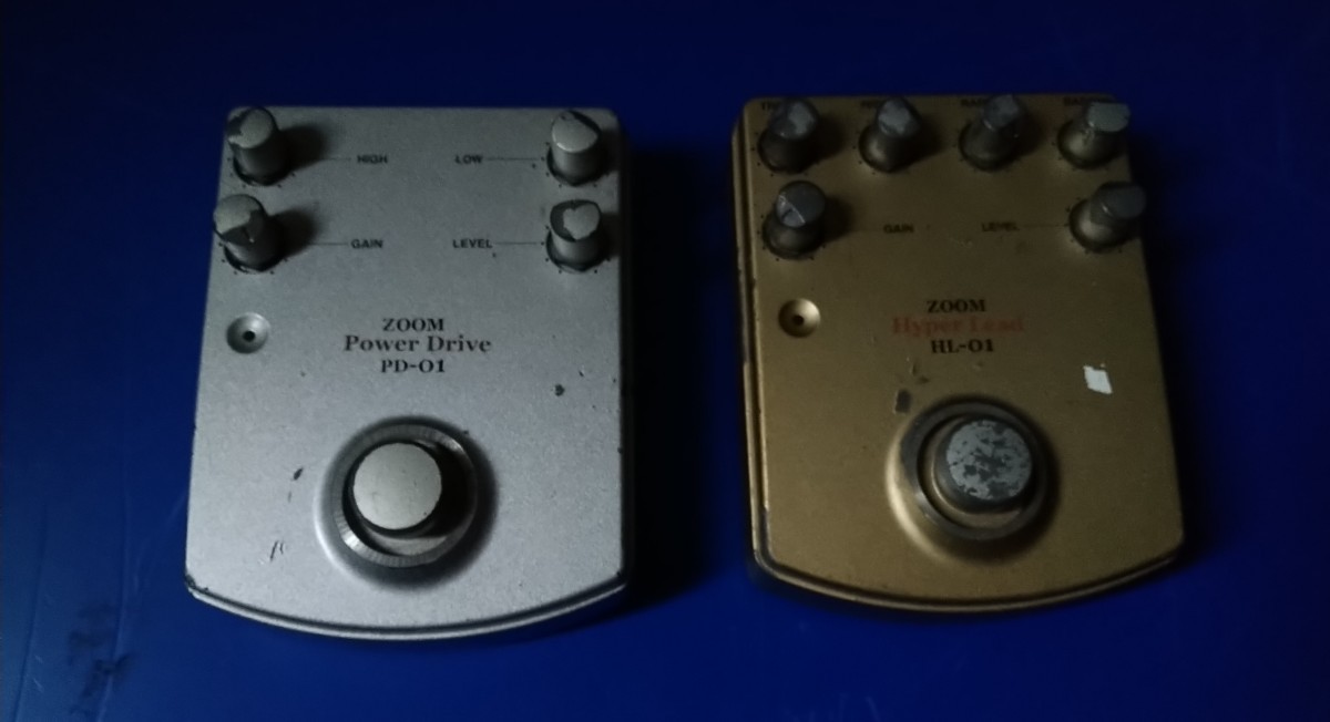 ZOOM PD-1 Power Drive と　ZOOM HL-1 Hyper Lead