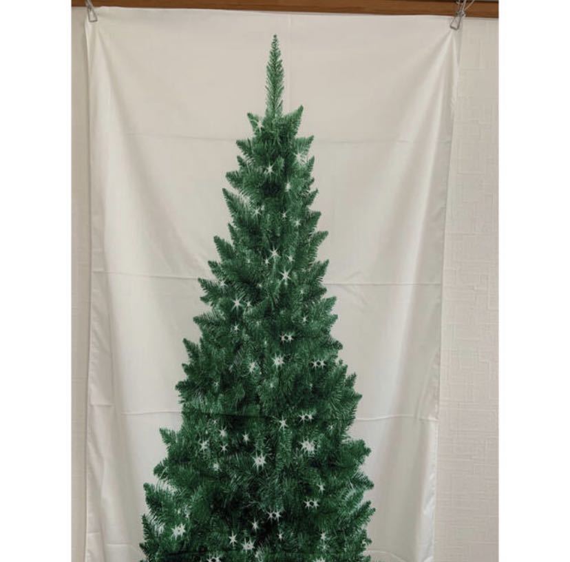 クリスマスツリー　タペストリー　もみの木　壁掛け　75×150cm_画像4