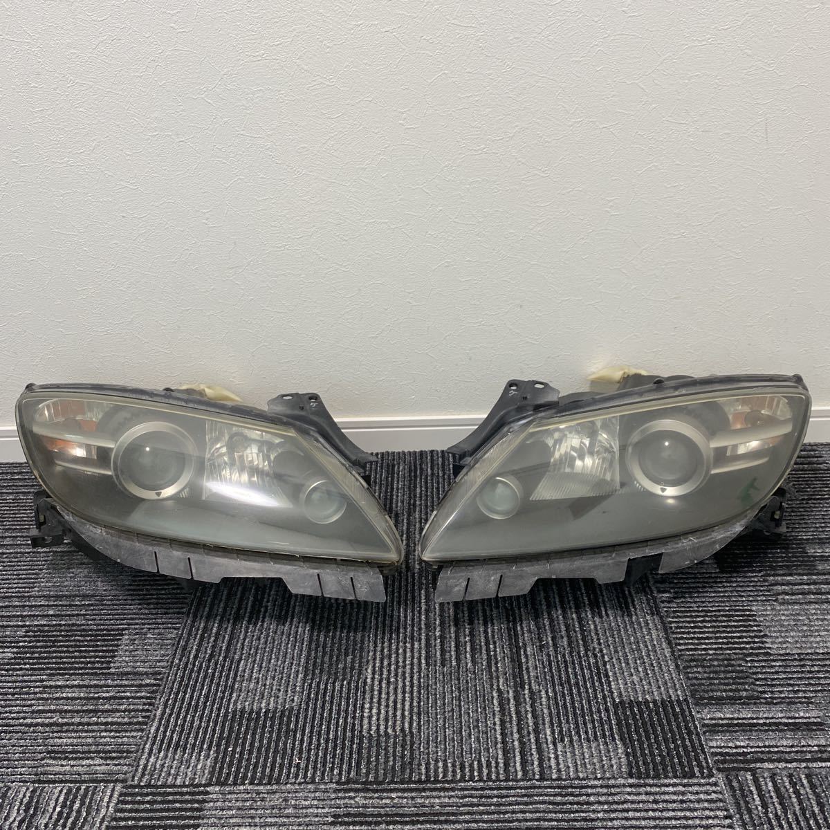  used Mazda previous term RX-8 RX8 SE3P original head light headlamp HID left right set burner ballast KOITO 100-61014