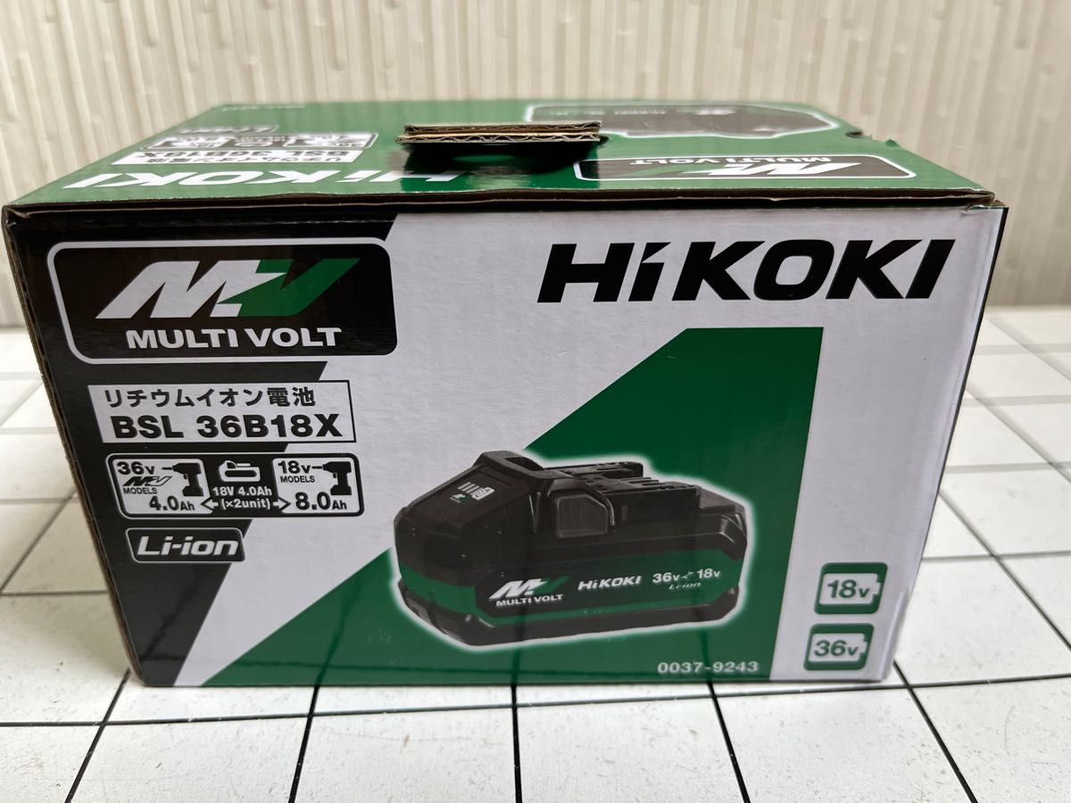  HIKOKI マルチボルトバッテリーBSL36B18X ハイコーキ