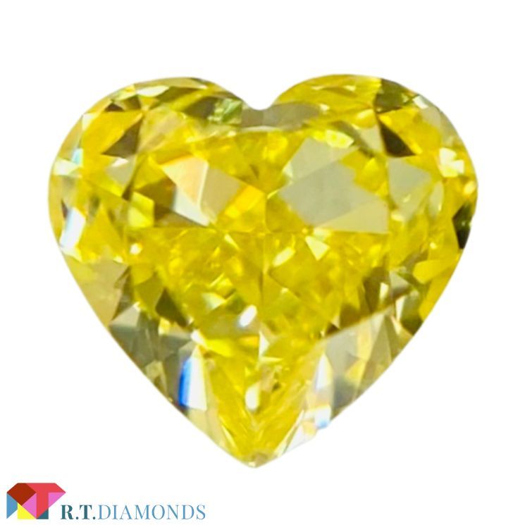 ダイヤモンド FANCY INTENSE YELLOW 0.151ct HS/RT2048/CGL