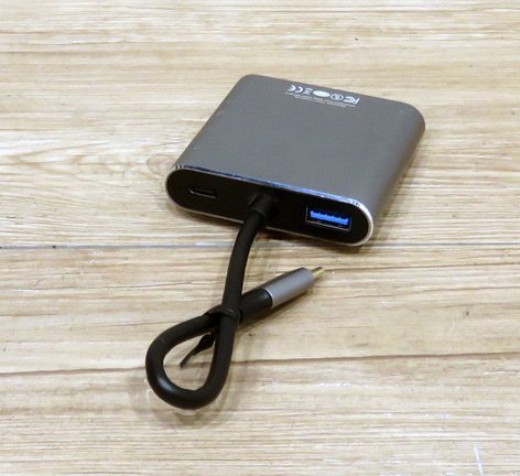 ★≪中古品≫CLDAY USB C HDMIx2 変換アダプター[t23052222]_画像2