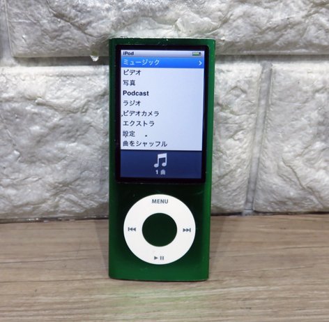 ★≪中古品≫iPod Nano 16G グリーン MC068J[t23051812]_画像3