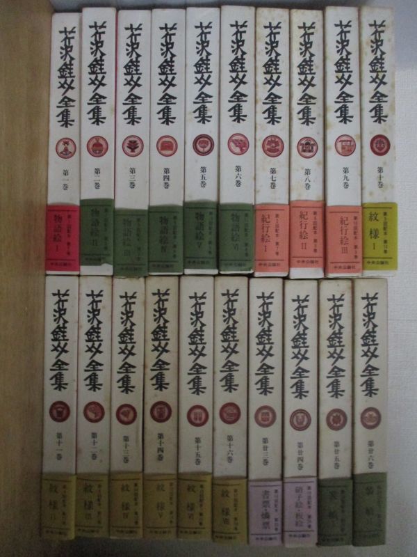 即決/芹沢銈介全集 不揃20冊(1～16+23～26巻) 芹沢銈介 物語絵 紋様 紀行絵_画像1