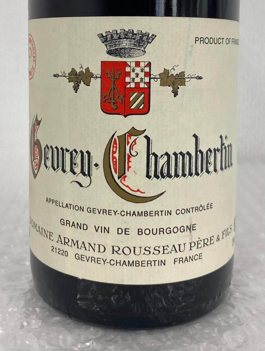☆ジュヴレ シャンベルタン 2009 アルマン ルソー ☆750ml ☆フランス
