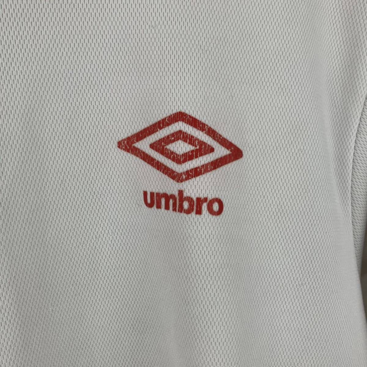 umbro アンブロ メンズ 半袖Tシャツ シンプル ホワイトTシャツ ワンポイントTシャツ 丸首 スポーツTシャツ スポーツウェア 通気性抜群