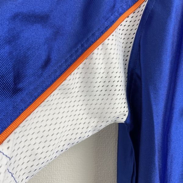 Kappa カッパ メンズ 半袖 トップス Tシャツ スポーツ ウェア Fサイズ メッシュ 青色 ブルー オレンジ ホワイト ロゴ バックデザイン 丸首