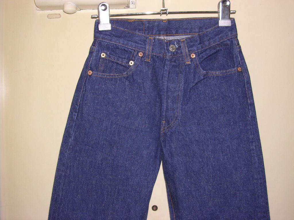 美品 80s 90s USA製 リーバイス Levis 501 デニムパンツ 27/36 濃紺 vintage old 505 ジーンズ リジット_画像3