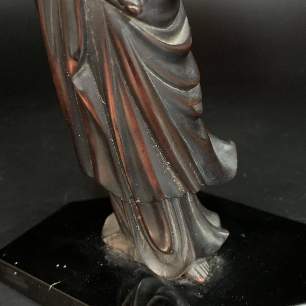 旻23Bi） 寺社引取　時代　木彫　観音菩薩像　仏像　仏教美術　（0520R050610） 7