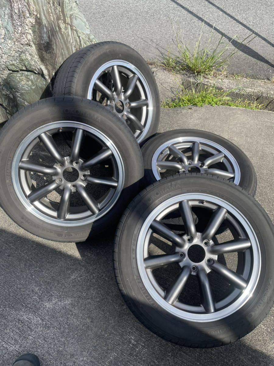 美品 ワタナベホイール 17インチ 7J +50 PCD114.3 5穴 215/55R17 美品 ワタナベホイール 17インチ 7J +50 PCD114.3 5穴 215/55R17