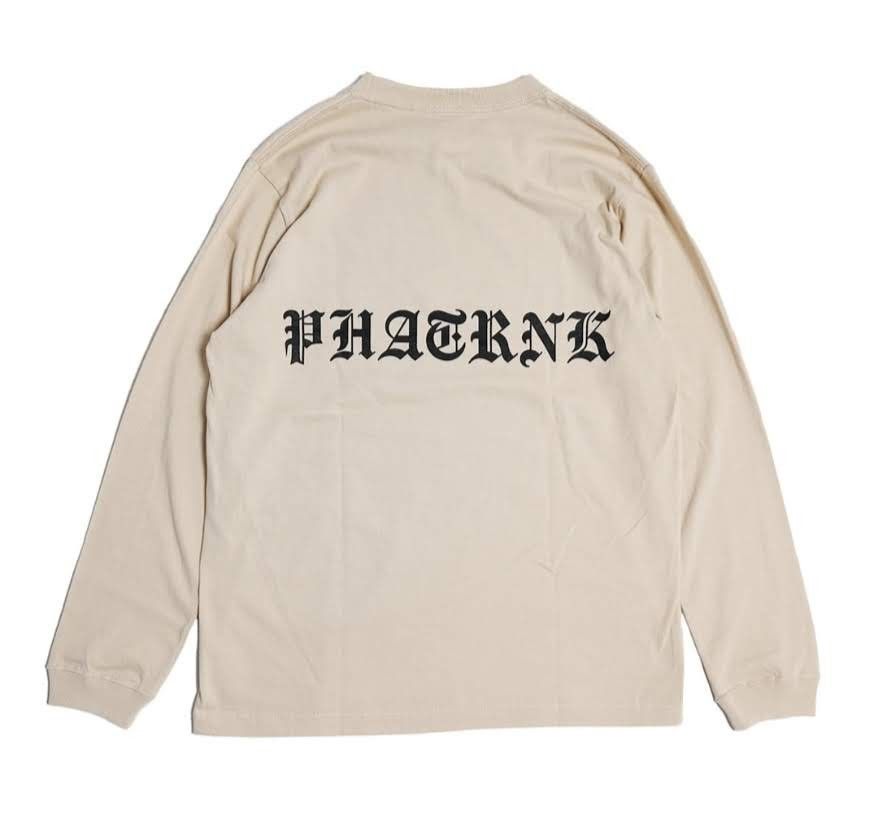 人気商品の 5484 完売 ファットランク PHATRNK 黒 エチョ ロンTシャツ