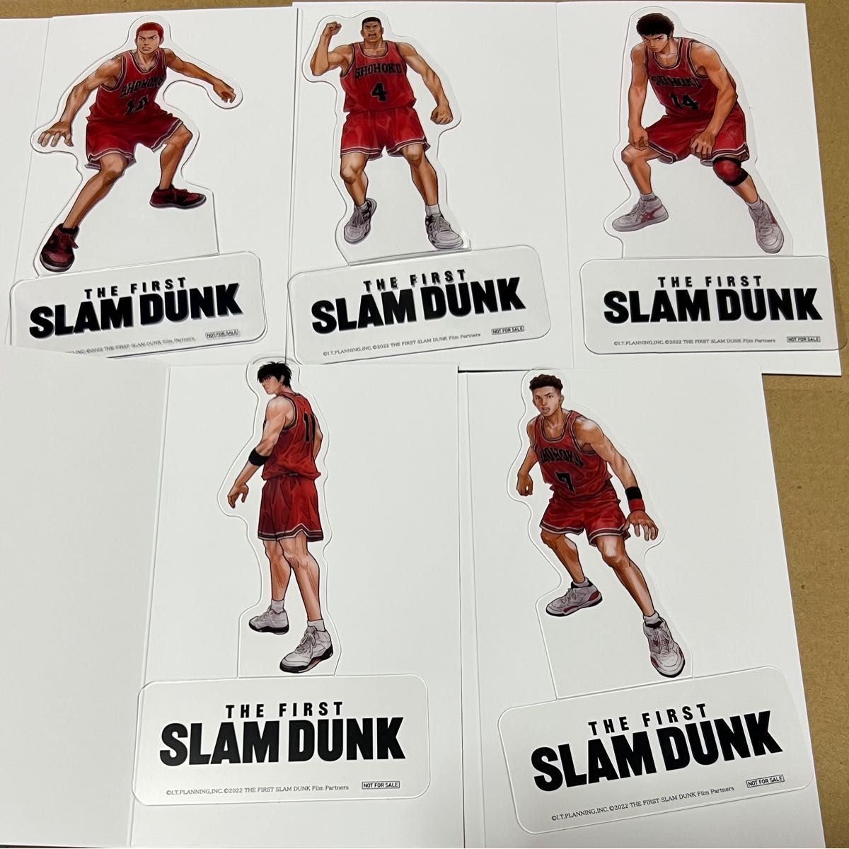 劇場版 スラムダンク SLAM DUNK アクリルスタンド 非売品 全5種-