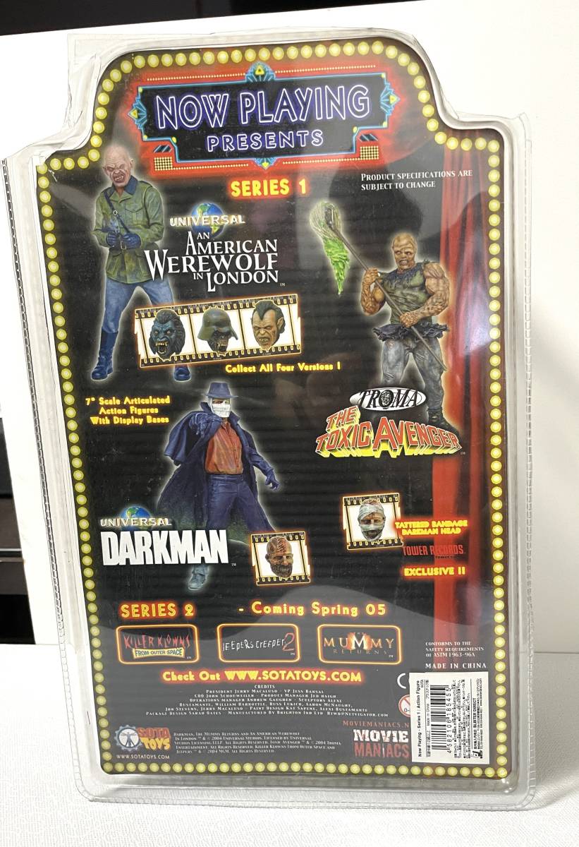 DARKMAN ダークマン 7インチアクションフィギュア Sota Toys | www