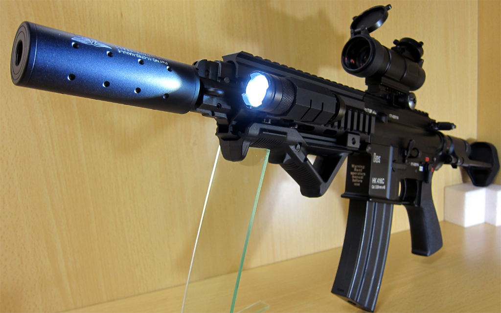 東京マルイ 次世代 HK416C カスタム M4ドットサイト サイレンサー