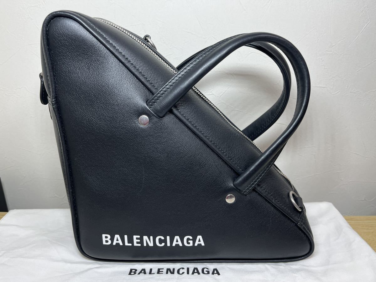 未使用 BALENCIAGA トライアングルダッフル ハンドバッグ ショルダーバッグ 2way 476975