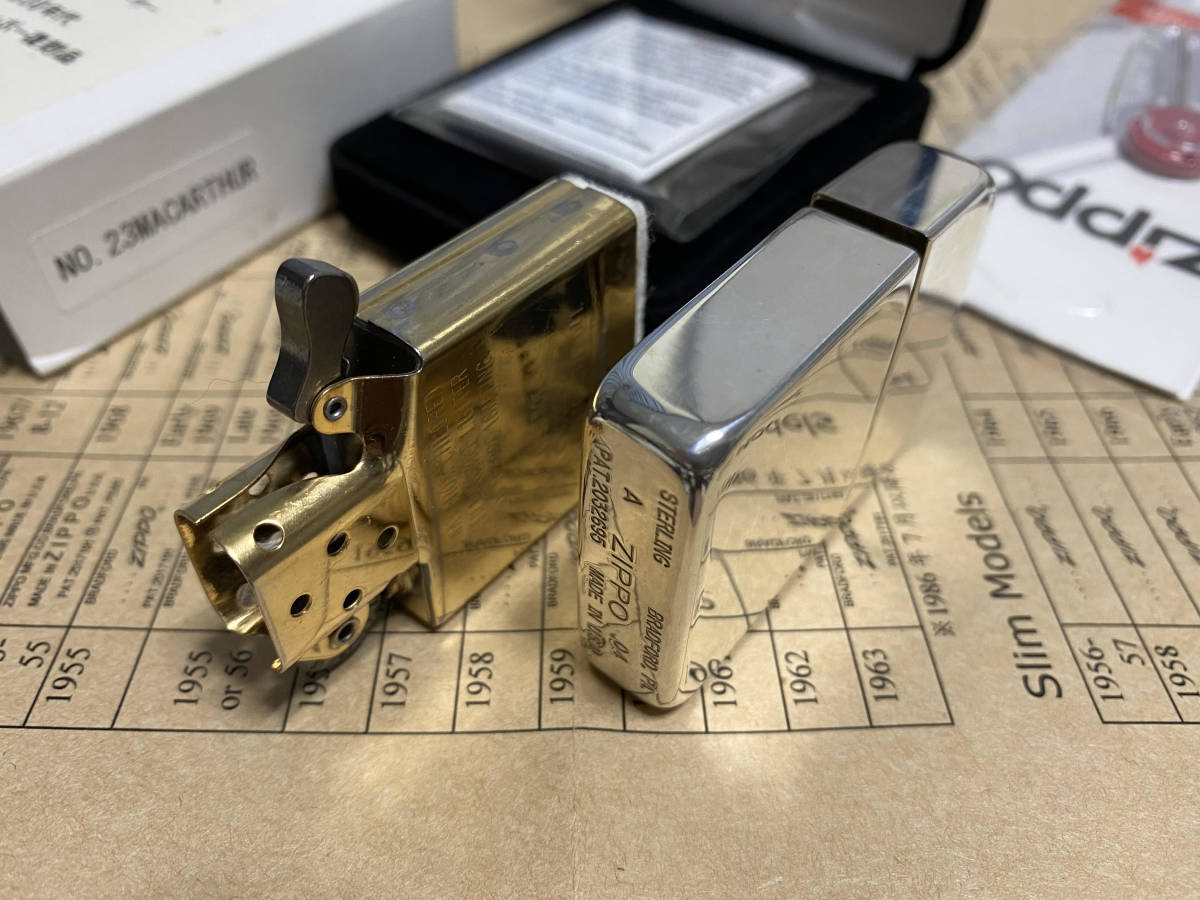 ZIPPO 1941レプリカ D.A.マッカーサー復刻スターリングシルバー 2004年