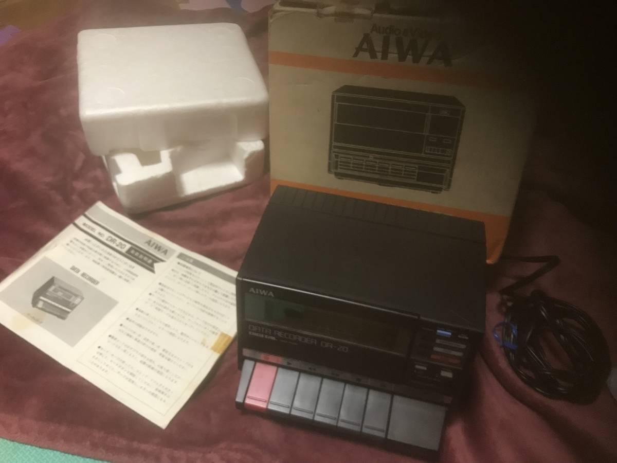 楽天 MSX DR-20 データレコーダ DATA RECORDER AIWA 箱説あり MSX