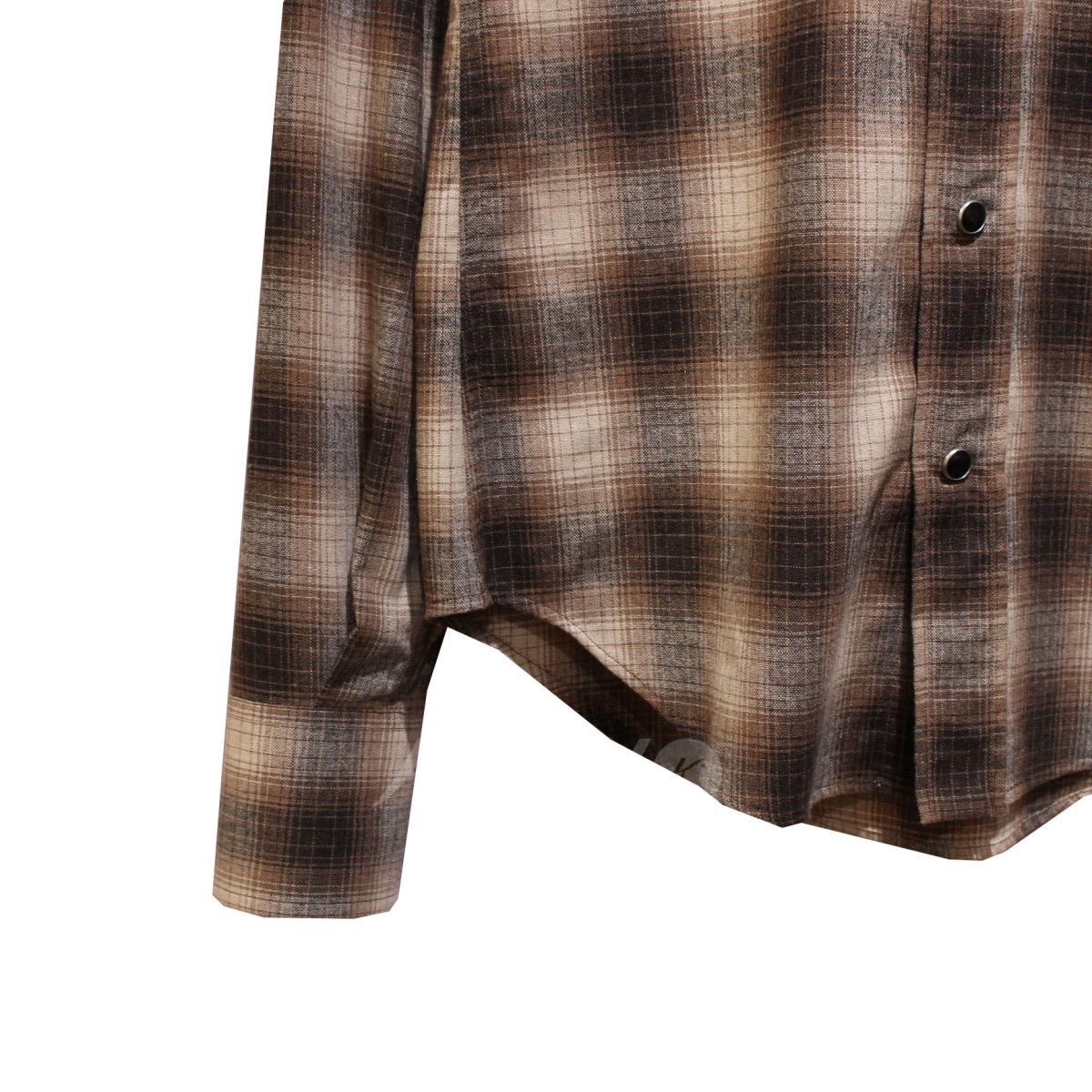 SAINT LAURENT PARIS サンローランパリ 15AW オンブレチェックシャツ