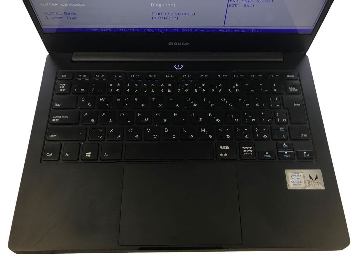 ジャンク》Mouse computer DAIV G13 Core i7-8709G/RAM 16GB
