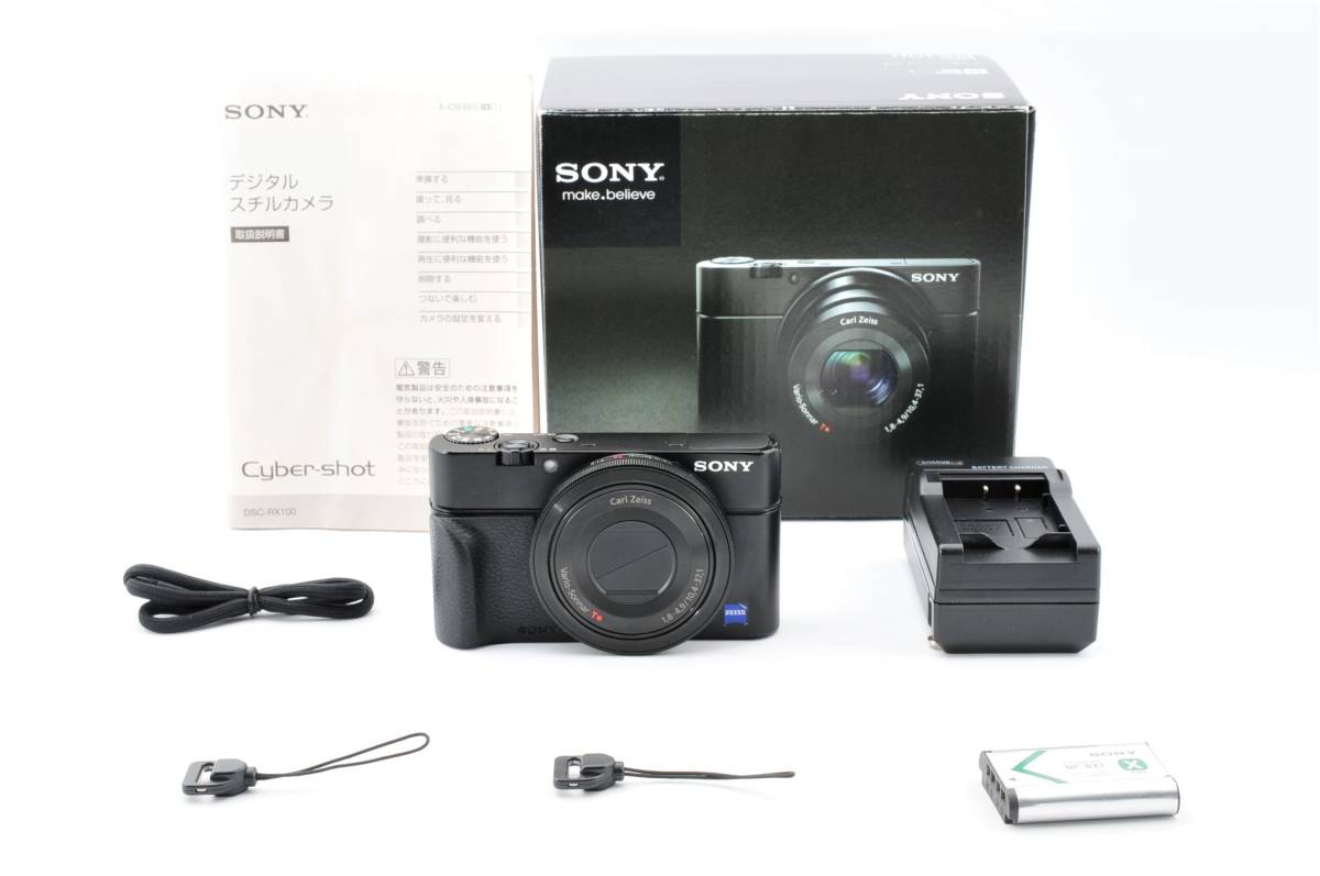 ★極上品★ソニー SONY Cyber-shot DSC-RX100 コンパクトカメラ/ブラック/付属品/箱付き #932A