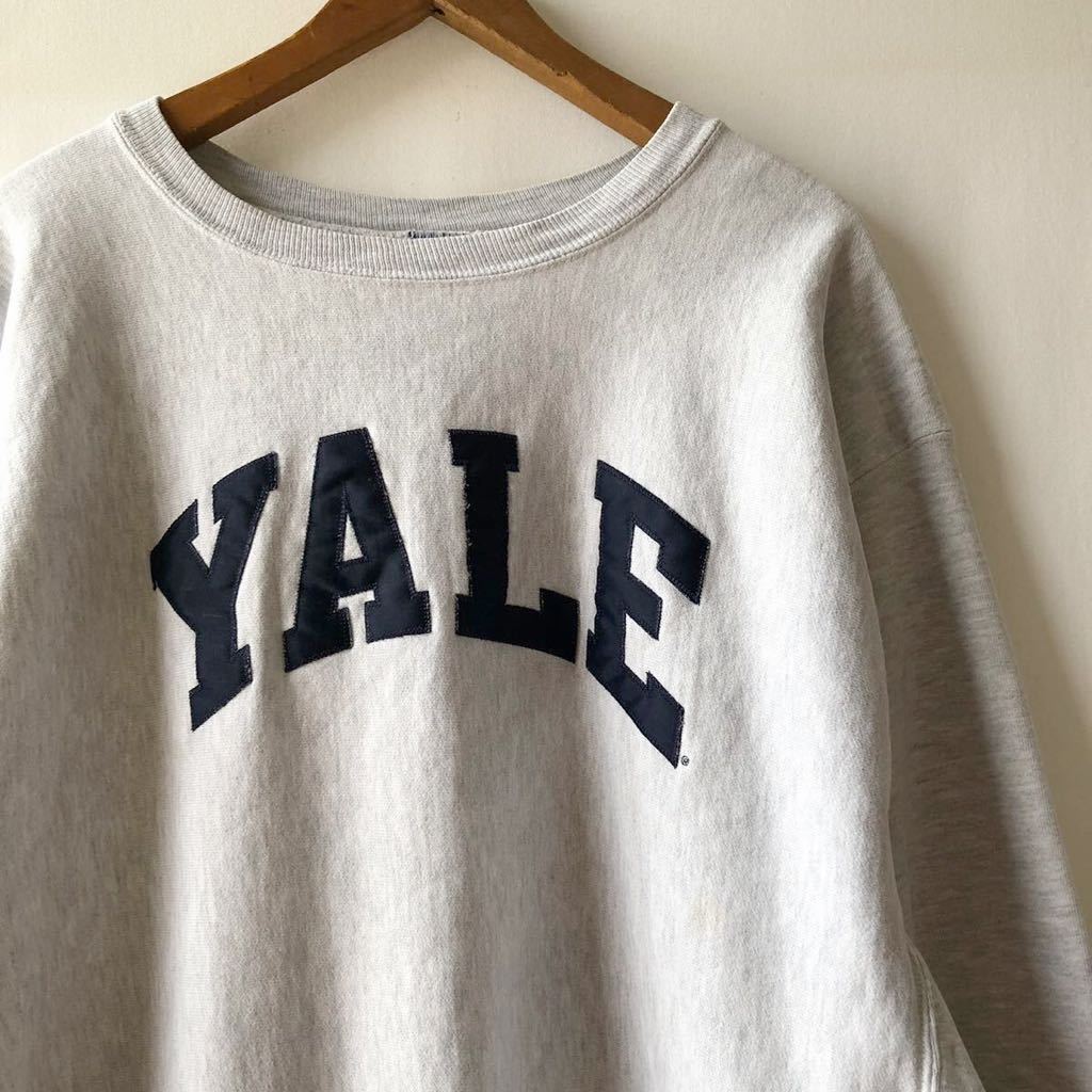 誠実】 00s champion YALE リバースウィーブ スウェット L ビンテージ